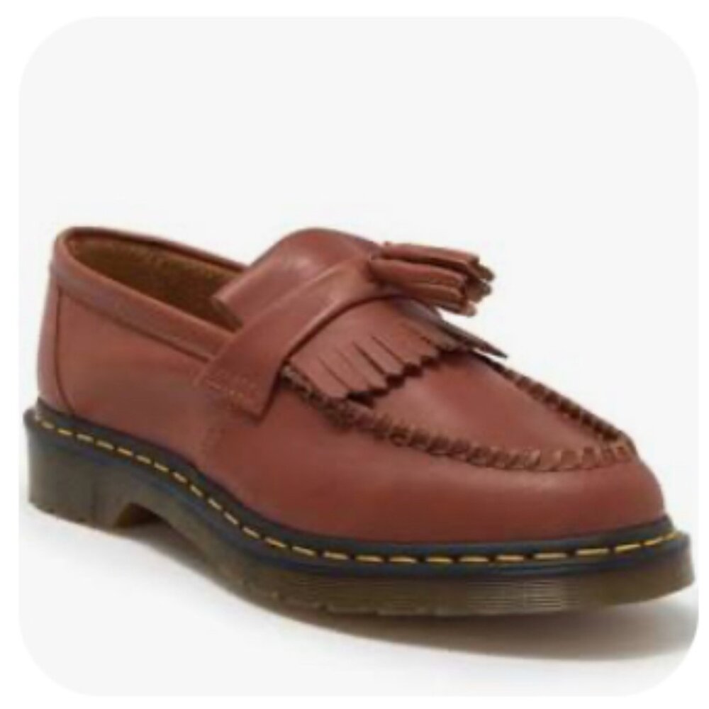 Dr. Martens Adrian Tassel Loafer in Cognac